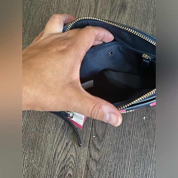 NEW Kate Spade Sylvia Wildflower Navy Dome Crossbody - Picture 13 of 16